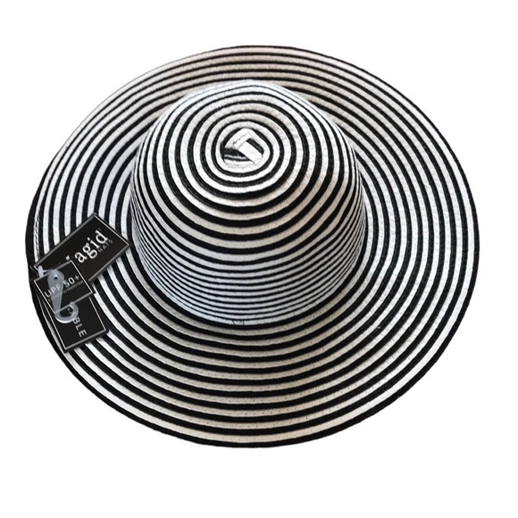 Magid Accessories New Magid Black And White Sun Hat Poshmark